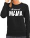 Bellatio Decorations Ik word mama - sweater zwart voor dames