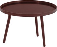 WOOOD Mesa Bijzettafel L 34x60 cm - Hout - Bordeauxrood