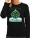 Bellatio Decorations Wiet Kerstbal sweater / kersttrui All i want for Christmas zwart voor dames - Kerstkleding / Christmas outfit XL