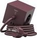 Avolt - Square 1 - Design stekkerdoos met USB-C - kable 1.8m - Bauhaus mulberry red