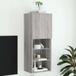 Prolenta Maison Exclusive - TV-meubel met LED-verlichting, grijs Sonoma, 40,5 x 30 x 102 cm