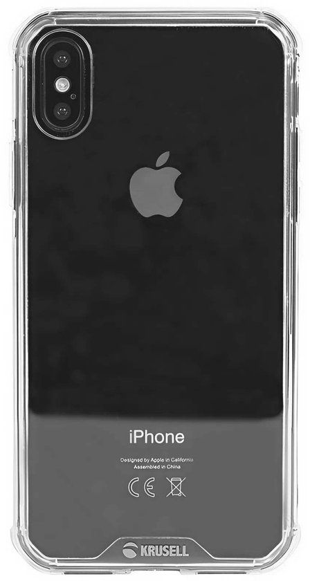 Krusell Kivik Pro Cover Flexibel, Transparant Geschikt voor Apple iPhone X/10