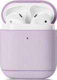 By Qubix AirPods 1/2 hoesje Genuine Leather Series - hard case - licht paars
