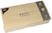 Papstar 150 Servetten DAILY Collection 1/8 vouw 32 cm x 32 cm zand