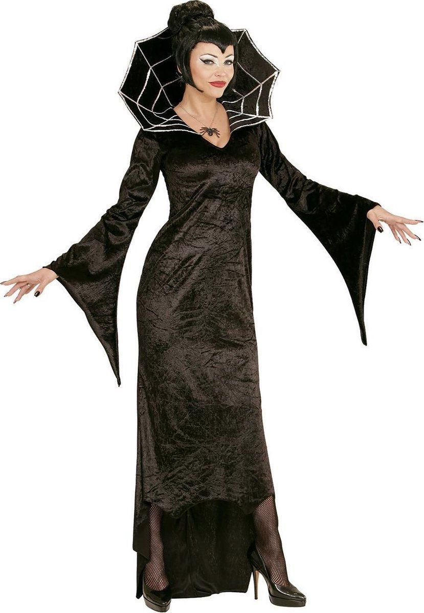 Widmann Spiderella Hoge Kraag Kostuum - Vrouw - Medium - Halloween