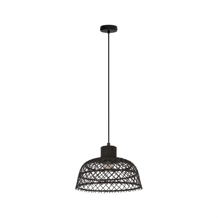 EGLO Ausnby Hanglamp - Zwart - E27 - Ø 37 cm - 110 cm