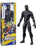 Black Panther figuur, 30 cm, Avengers Titan Hero Series, Marvel Spielzeug für Kinder ab 4 Jahren, schwarz