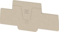 Weidmüller AEP 2T 2.5 Abschlussplatte beige f.APGTB2.5T A2T2.5