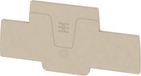 Weidmüller AEP 2T 2.5 Abschlussplatte beige f.APGTB2.5T A2T2.5