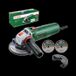 Bosch UniversalGrind 850-125 – Hoek-schuurmachine met kabel, 125 mm, inclusief 3 schijven