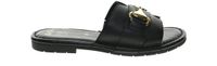 Ara Zwarte Slipper Leder Valldemossa Maat 36