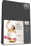 Bed-Fashion katoenen hoeslaken Antraciet - 140 x 200 cm - Antraciet