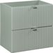 COMAD Badkamermeubel 60 cm, groen (tint: "reed green"), met 2 lades, gemaakt van gefreesd MDF