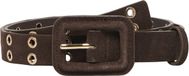 ONLY CARMAKOMA CARANAIS EYELET SUEDE JEANS BELT Chocolate Martini Leer Vrouwen