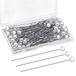 Corsage Boutonniere Pins Teardrop Pearl Head Pins Bruiloft Boeket Pinnen Witte Rechte Hoofd Pins voor Doe-het-zelf Ambachten Sieraden Maken Naaien Bruiloft Bloemdecoraties (100 stuks met 1 Doos)