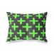 BonaMaison Neon Groen-Rook Decoratieve Kussensloop, Kussenhoezen Bank, Decoratieve Kussenhoesjes, Kussensloop; Sofa, Slaapkamer, Kantoor, Auto 45x60 Cm - Ontworpen en vervaardigd in Turkije
