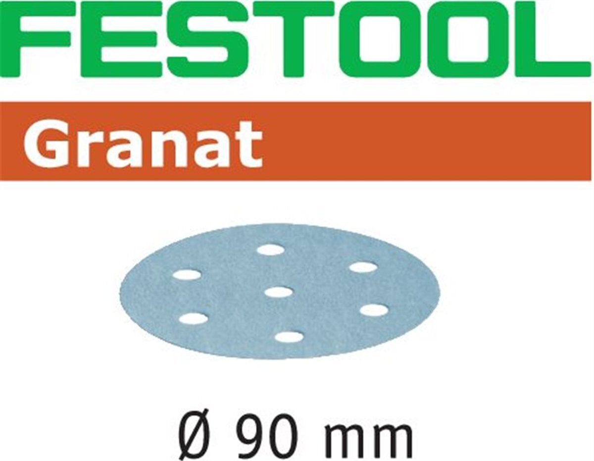 Festool Granat STF D90/6 schuurschijf 120 Grit 100 Stuks