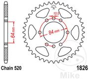 JT-prockets JTR1826-41 kettingwiel