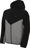 NIKE Sportswear Tech Fleece Jas met capuchon voor oudere kinderen, Dark Grey Heather/Black/Black/Black, 10-11 jaar EU