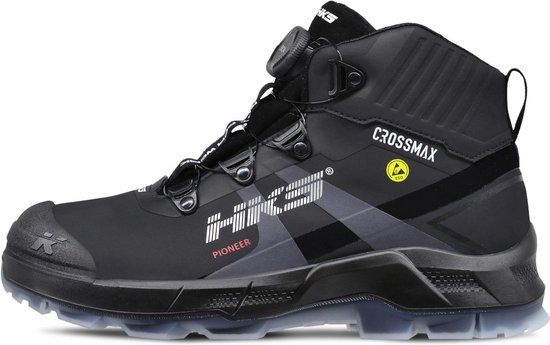 HKS Pioneer Black Boa S3 Werkschoenen - Zwart - Maat 43