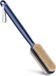 Merkloos Wan GmbH Rugschrobber Douche - Lange steel borstel - Lichaam reinigen - Dubbelzijdige haren - 40 cm - Blauw