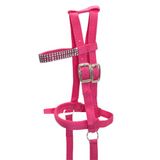 PFIFF 103126 Lotty Bridon voor speelpaarden en houtpaarden, speelpaarden, eenheidsmaat, roze