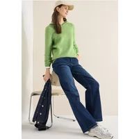 CECIL Zachte capuchontrui Bamboo Green Melange S