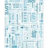 García de Pou 229.41 vetafstotende verpakking voor hamburgerwoorden, 32 g/m2, 28 x 34 cm, 1000 stuks, blauw