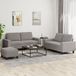 Maison Exclusive Ensemble de canapé 3 pièces Taupe Tissu