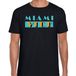 Bellatio Decorations Toppers verkleed T-shirt heren - Miami Vice - zwart - Tropische feestkleding XL