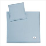 Julius Zöllner babybeddengoed mousseline - denim, maat 80x80 + 35x40 cm