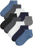Next - Jongens - Sneakersokken - 10 paar - Blauw