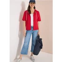 cecil Icecat Sweaterjack met korte mouwen en capuchon