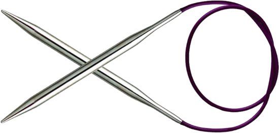 KnitPro Nova Metal rondbreinaalden 50cm 3.00mm Metaal