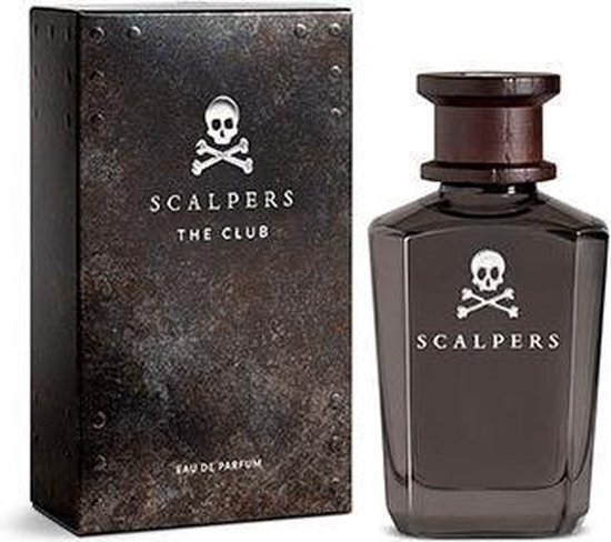 Scalpers The Club Eau de Parfum voor heren, houtgeur, aromatisch, 125 ml, met verstuiver