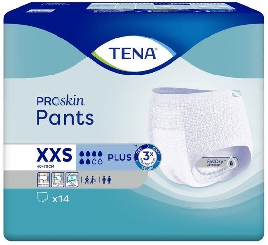 Tena Proskin Pants Plus XXS - 1 pak van 14 stuks