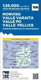 Carta IGC Wandelkaart Italiaanse Alpen Blad 106 - Monviso 1:25.000