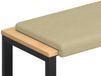 vidaXL Bankkussen corduroy grijs groen diepte 35 cm