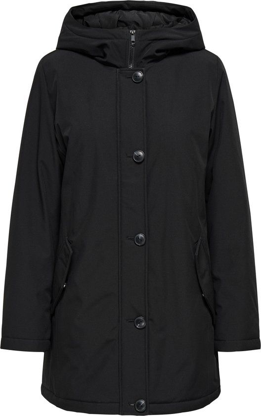 ONLY - ONLOLIVIA LIFE PARKA COAT CS OTW - Dames - Zwart - XS
