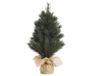 Everlands Mini kerstboom tafelboom Malmo miniboom h45 cm groen/wit
