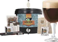 KINGDOM Kit de brassage de bière - 5 L Foncé - brassage maison – Cadeau de fête des pères