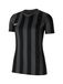 Nike Femme Haut Manches Courtes W Nk Df Strp Dvsn Iv Jsy Ss, Anthracite/Noir/Blanc, CW3816-060, S