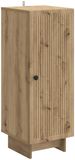 vidaXL Dressoir Artisanaal eiken 33 x 34,5 x 90 cm Bewerkt hout