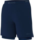 Jako Power 2-In-1 Short Heren - Marine | Maat: L