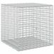 vidaXL Gabion avec fil de 3,5 mm et maille de 5x2,5 cm 50x50x50 cm