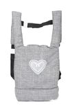 Bayer Chic 2000 - Poppendraagriem, poppendrager, poppenaccessoires, jeans grijs