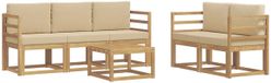 vidaXL - Buiten - bank - set - 6 - st