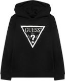 Guess Girl Hoodie Zwart Katoen