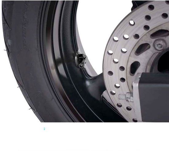 Puig 5591N hoekventiel set ventielgat diameter, 11 mm, zwart