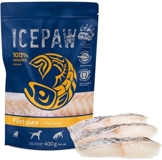 ICEPAW - Filet puur - 12 x 100 gram